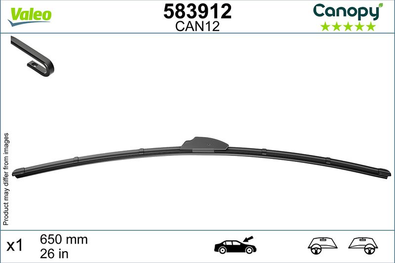 Valeo Wiper Blade 583912