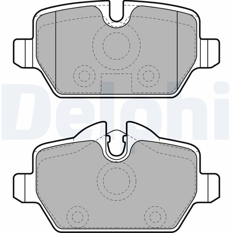 Delphi LP1924 Brake Pad Set, disc brake