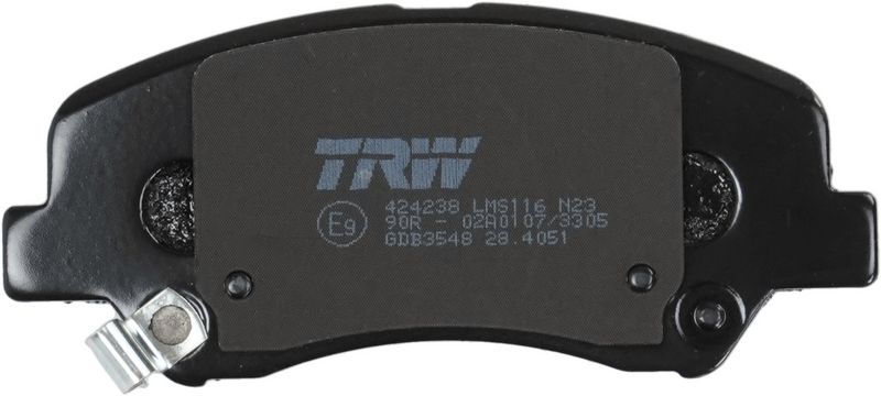TRW GDB3548 Brake Pad Set, disc brake