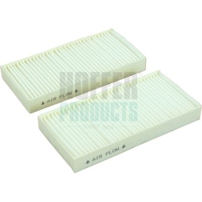 HOFFER 17507-X2 - Filter, cabin air