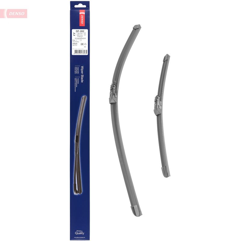 Wisserblad voegloos Voor (2pcs) Flat Blades 700/400mm past: TOYOTA PRIUS, PRIUS PHV 09.15-12.22