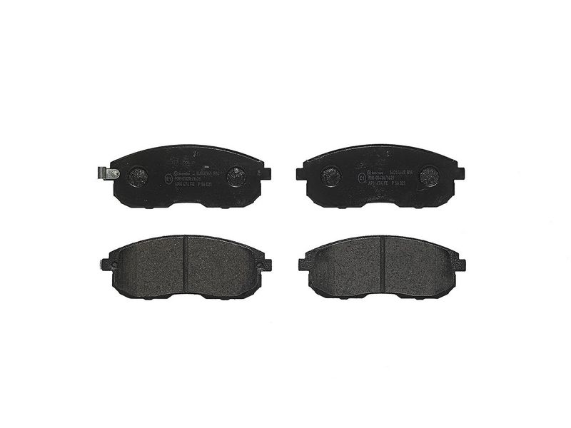 Piduriklotsi komplekt, ketaspidur, BREMBO P 56 021