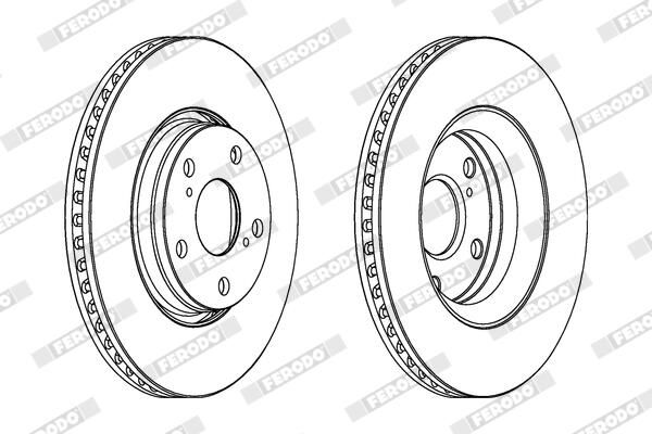 BREMSSCHEIBE FERODO DDF1756C