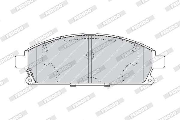 FERODO Plaquettes de frein à disque FDB1263