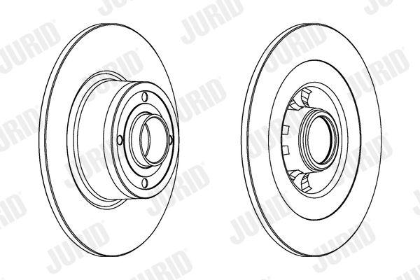 JURID 562935JC-1 Brake Disc