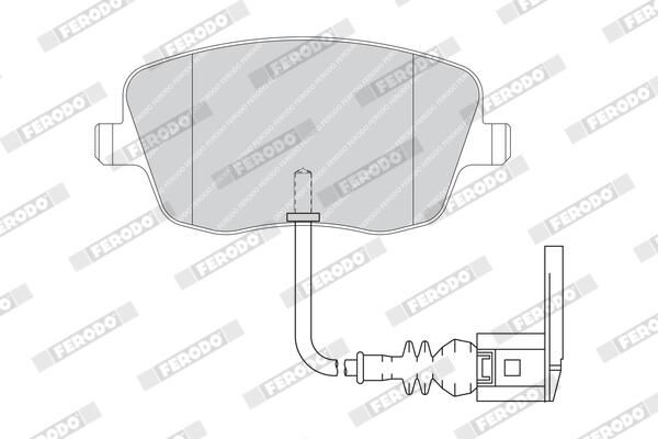 FERODO Plaquettes de frein à disque FDB1662