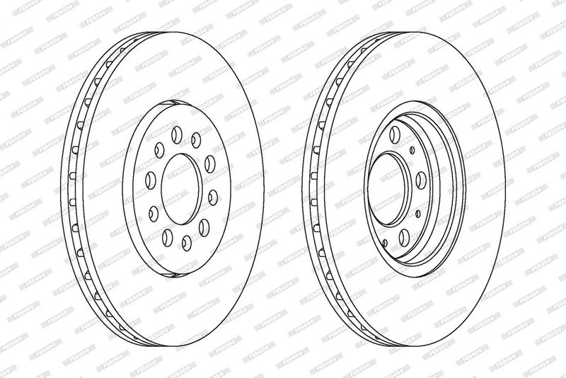 Brzdový kotouč DDF1221C