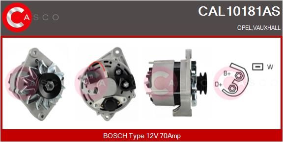 Генератор, Casco CAL10181AS