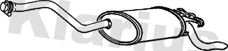 KLARIUS 240184 - Rear Muffler