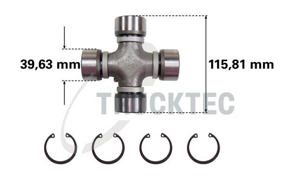 TRUCKTEC AUTOMOTIVE 03.34.013 - Joint, propshaft