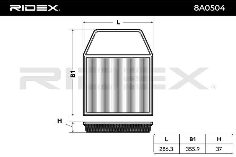 въздушен филтър RIDEX