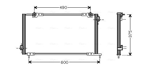 AVA QUALITY COOLING kondenzátor, klíma HD5105