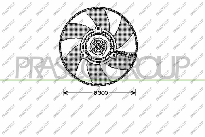 PRASCO ventilátor, motorhűtés ST031F001