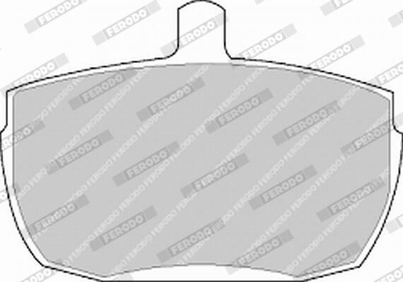 Sada brzdových destiček, kotoučová brzda FVR829