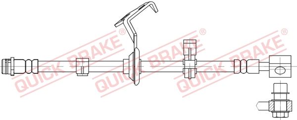 спирачен маркуч QUICK BRAKE