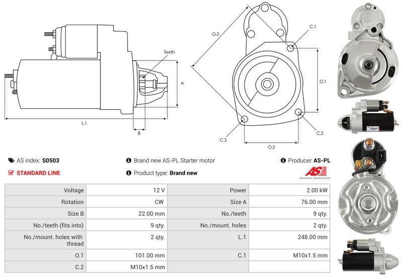 AS-PL S0503 Starter