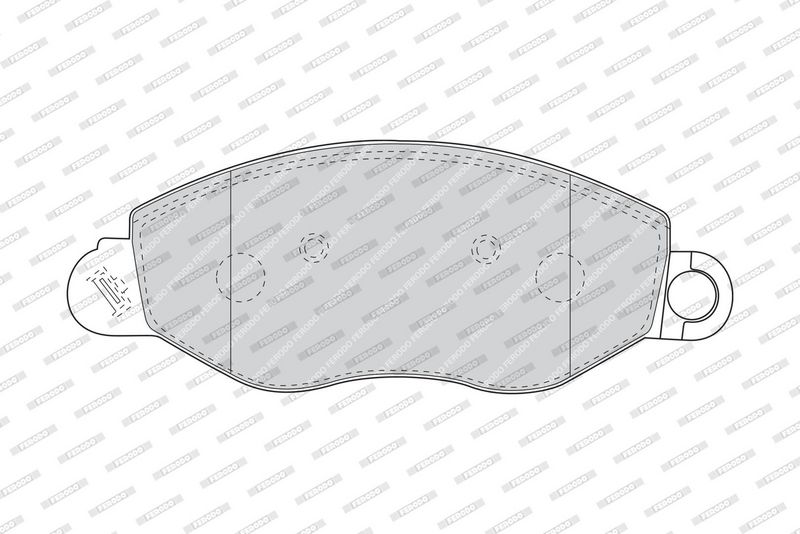 FERODO Plaquettes de frein à disque FVR1461