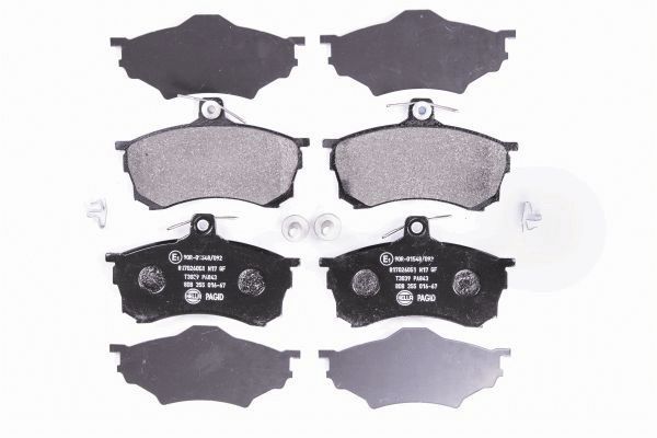 HELLA PAGID 8DB 355 016-671 Brake Pad Set, disc brake