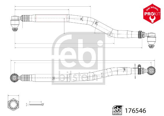 FEBI BILSTEIN 176546 Centre Rod Assembly