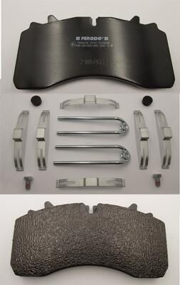 Sada brzdových destiček, kotoučová brzda FCV1828B