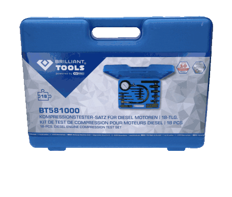 Kompressioonirõhu testimiskomplekt, KS TOOLS BT581000