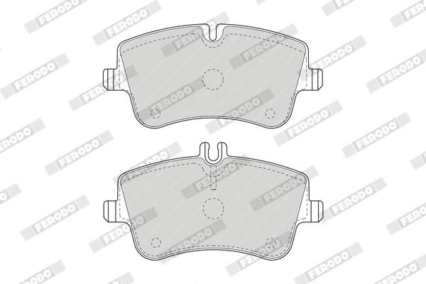 FERODO FDB1428 Brake Pad Set, disc brake