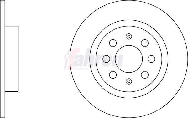 Fahren Brake Disc FBD6452