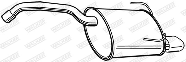 WALKER 23332 Rear Muffler