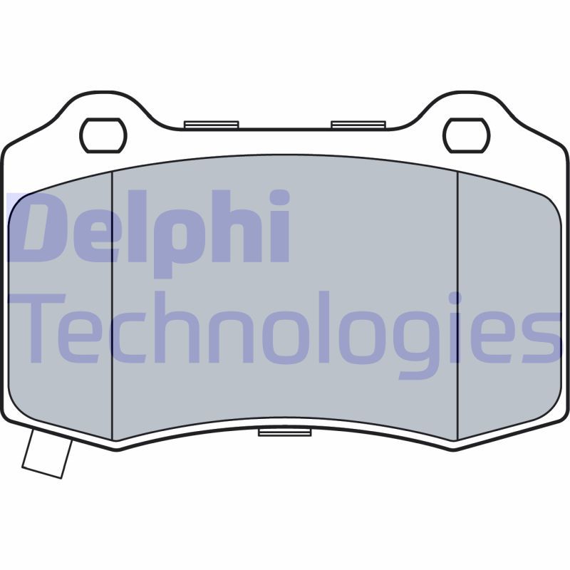 DELPHI CHRYSLER тормозные колодки задн.300C