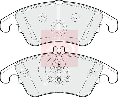 APEC Brake Pad Set, disc brake PAD1620