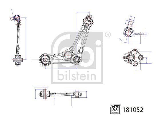 FEBI BILSTEIN 181052 Control/Trailing Arm, wheel suspension