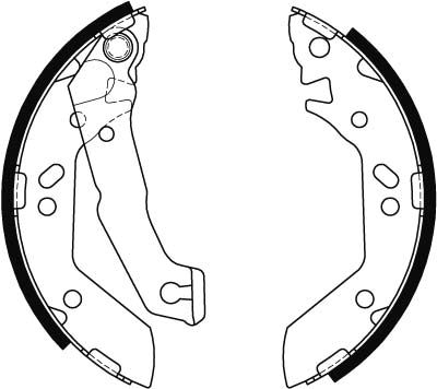 TRW GS8684 Brake Shoe Set