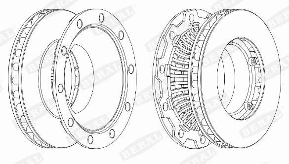 BERAL Remschijf