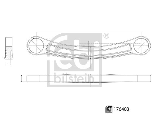 Важіль підвіски, підвіска коліс, Febi Bilstein 176403