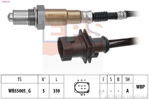 EPS LAND ROVER Лямбда-зонд DISCOVERY 3.0 13-, RANGE ROVER 3.0 13-