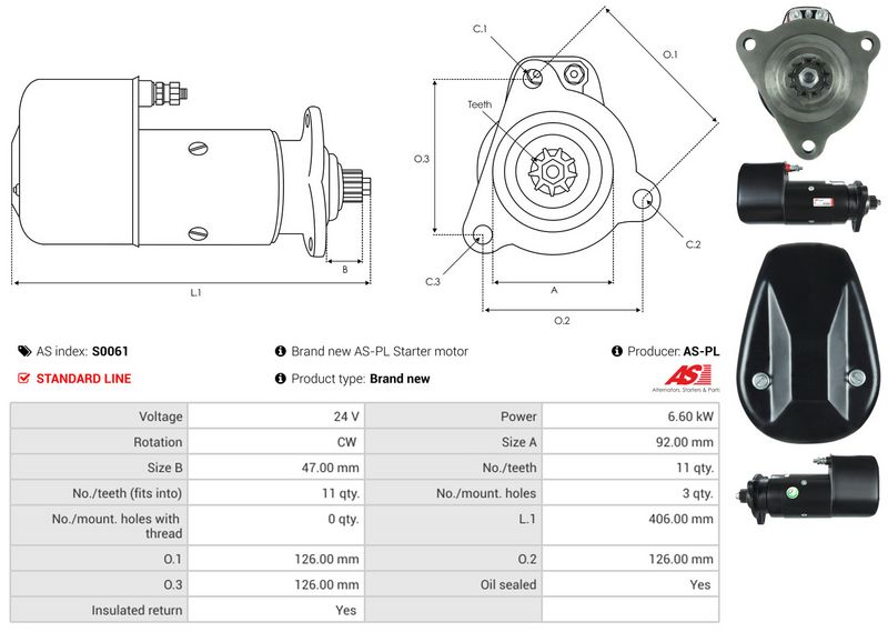 AS-PL S0061 Starter