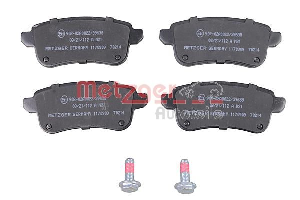 METZGER 1170909 Brake Pad Set, disc brake