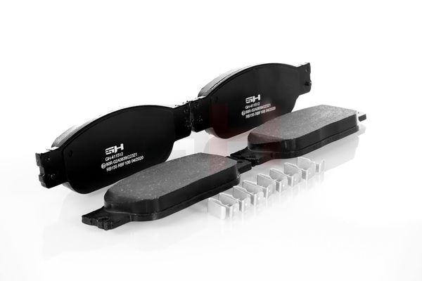 Piduriklotsi komplekt, ketaspidur, GH GH-411512