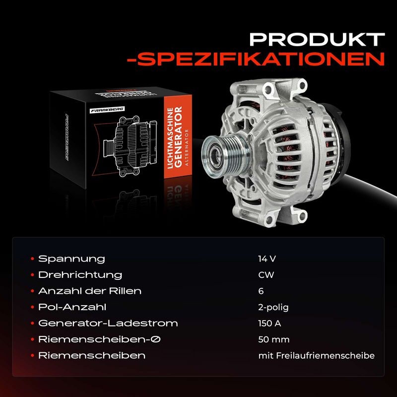 Frankberg 5481FB0032335 Alternator