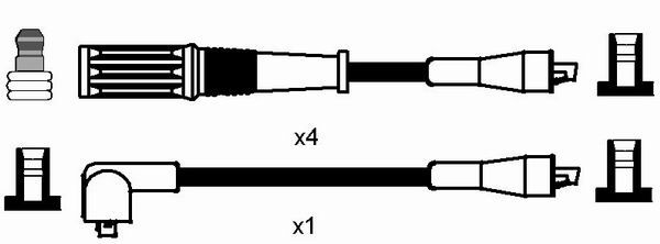 NGK 7206 Ignition Cable Kit