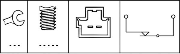 Перемикач стоп-сигналу, Hella 6DD010966-001