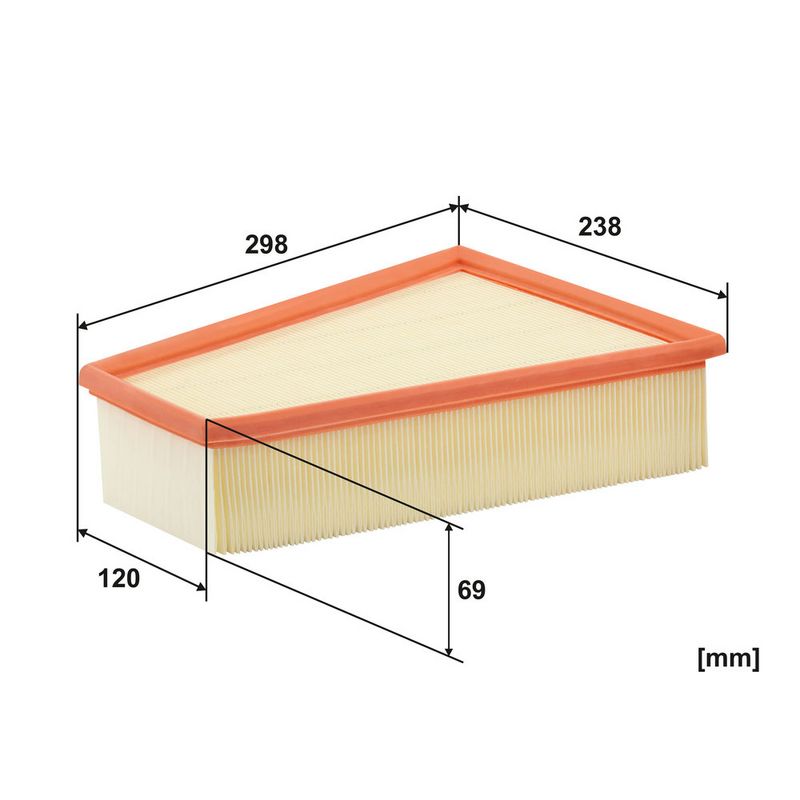 Õhufilter, FILTRON AP 186, 1