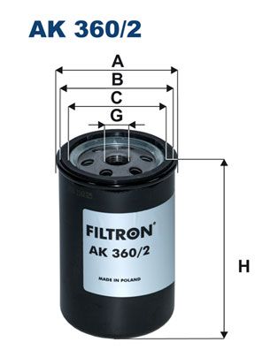 Повітряний фільтр, Filtron AK360/2