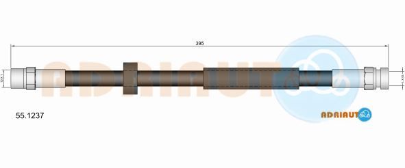 Гальмівний шланг, Adriauto 55.1237