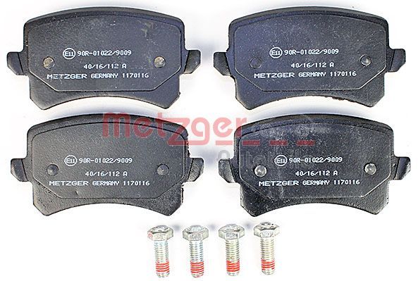 METZGER 1170116 Brake Pad Set, disc brake