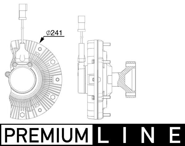 Συμπλέκτης, βεντιλατέρ ψυγείου  BEHR *** PREMIUM LINE ***