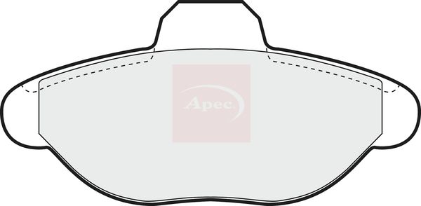 APEC Brake Pad Set, disc brake PAD796