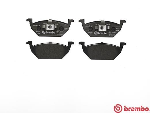 BREMBO P 85 041 Brake Pad Set, disc brake