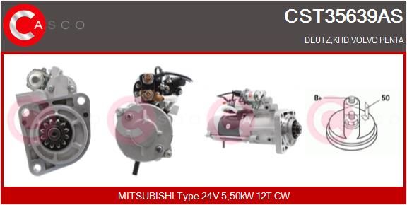 Startér CST35639AS
