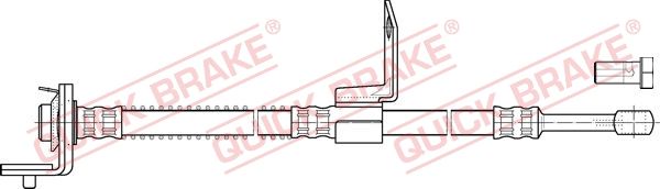 Гальмівний шланг, Quick Brake 50.857X